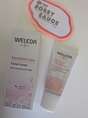 Weleda Sensitive Care Facial Cream Almond Extract NWT 30 ML